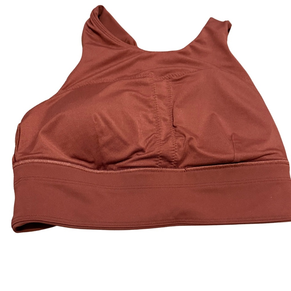 Lululemon Wunder Train Longline Bra Brown Size 6 Medium Support C/D - Picture 13 of 16